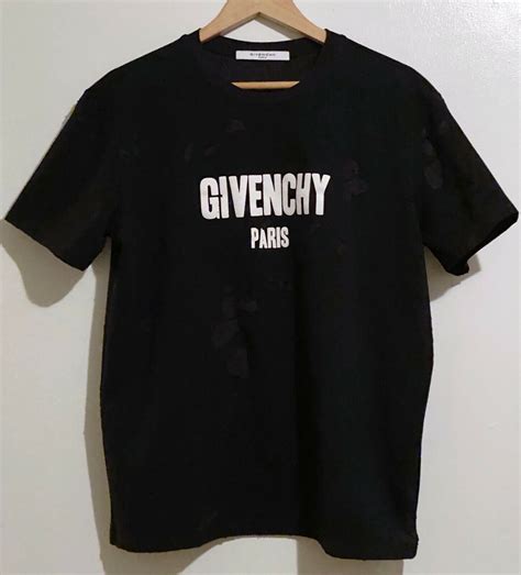 givenchy paris t shirt india|givenchy distressed t shirt.